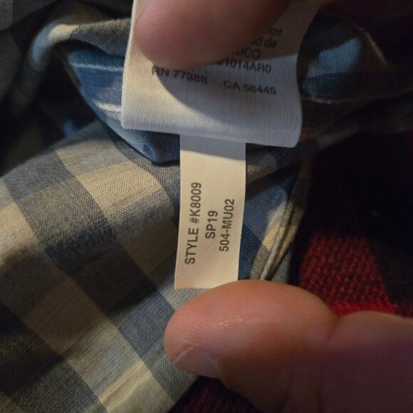 J.Crew Mercantile Flex Gingham Button-Up Shirt Small - Picture 11 of 11